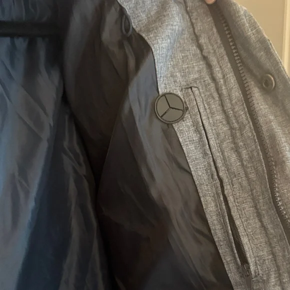 Men's Blue/Gray Puffer Jacket - Picture 8 of 10